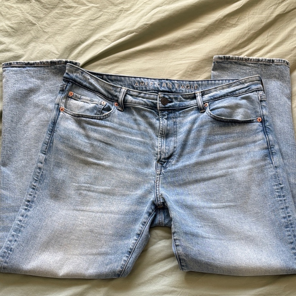 American Eagle athletic straight fit jeans